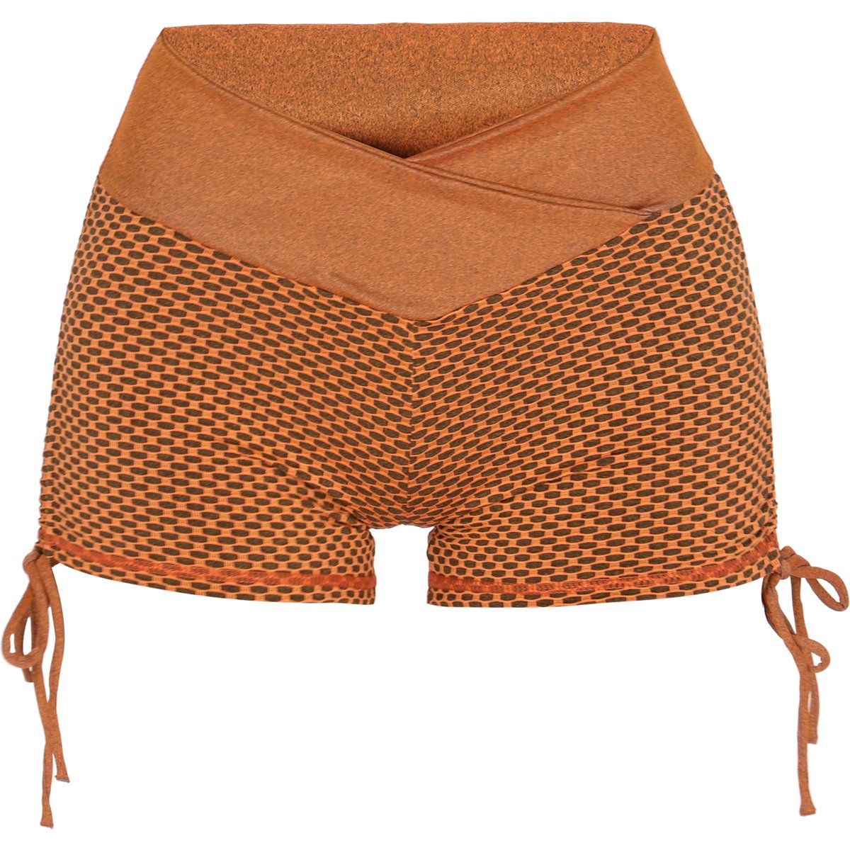 Strukturierte Sport-Shorts mit hohem Bund