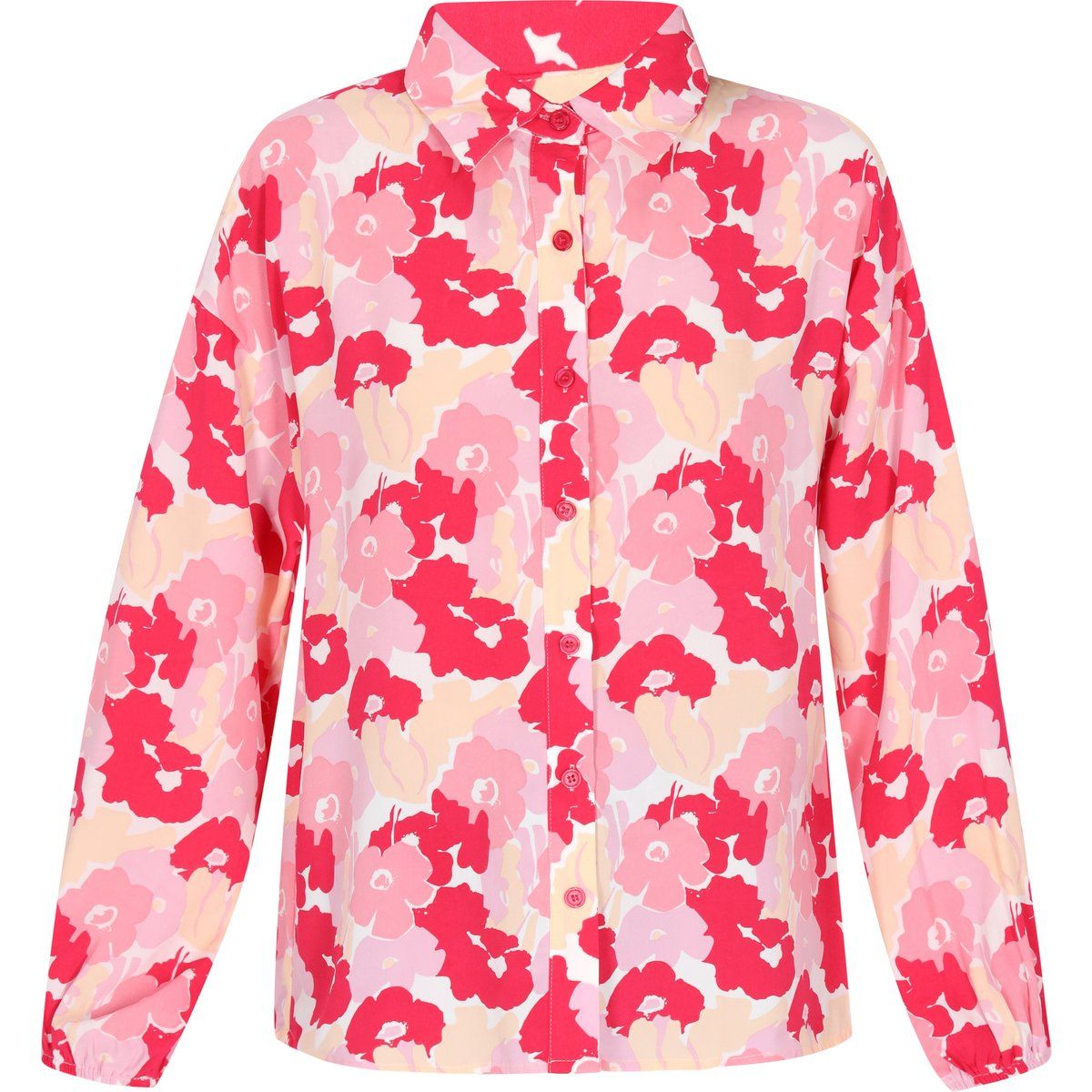 Hemd mit lebhaftem Blumenmuster