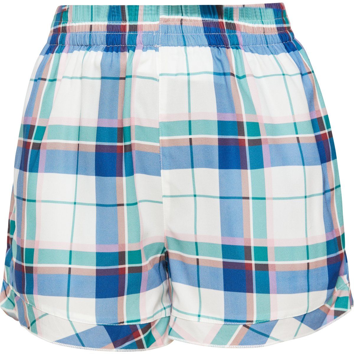 Lockere Karo-Shorts für Damen