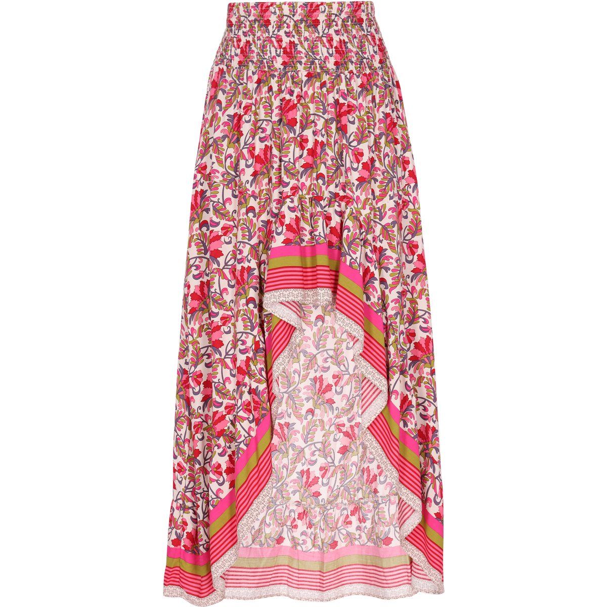 Fließender Maxi-Rock mit Blumenmuster