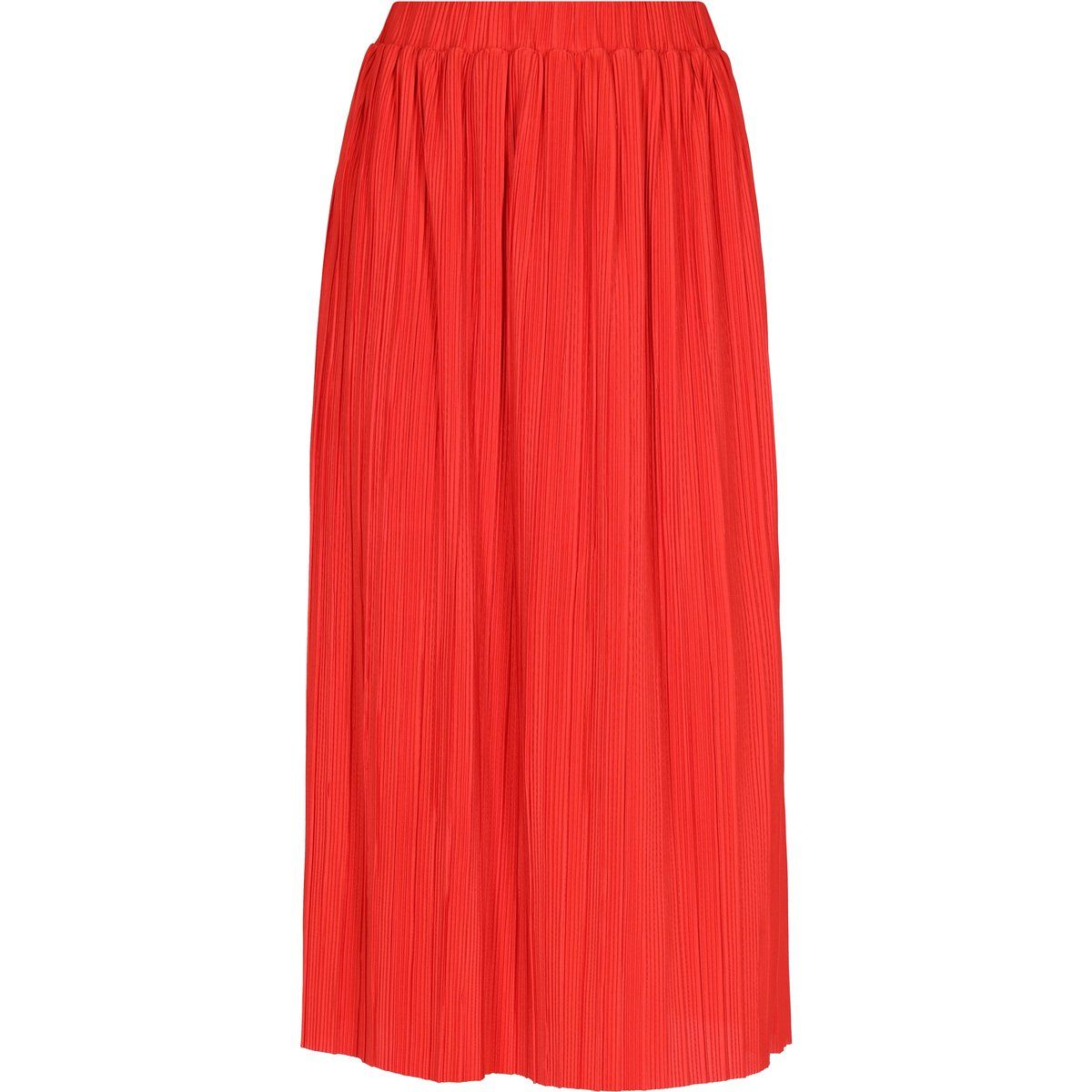 Eleganter Plissee-Strick-Midirock