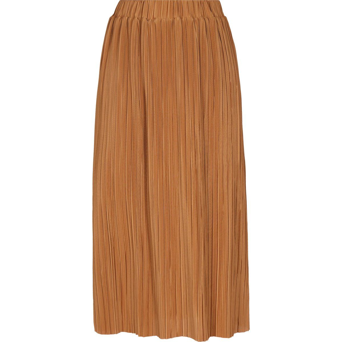 Eleganter Plissee-Midirock mit hoher Taille