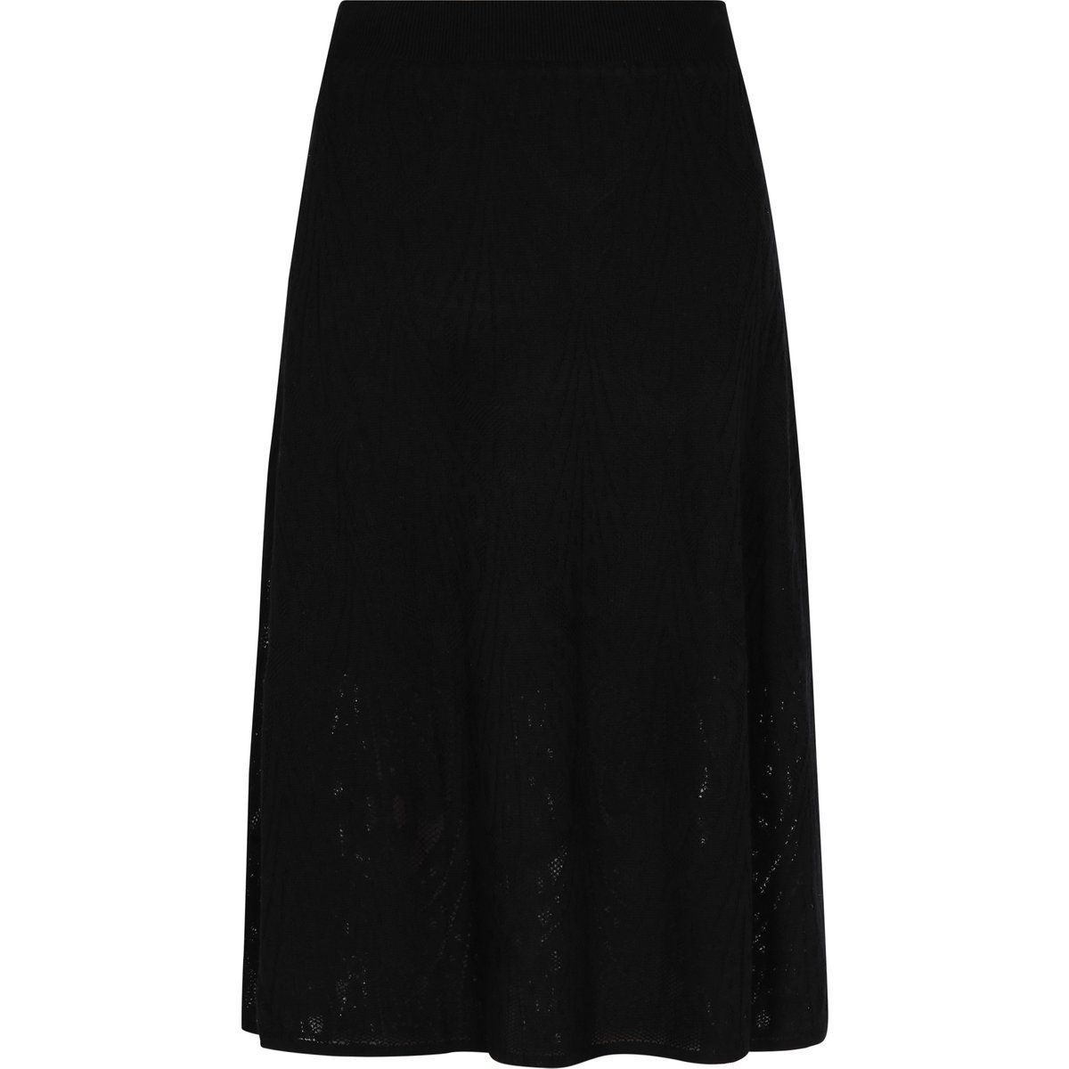 Eleganter Ajour-Strick in A-Linie