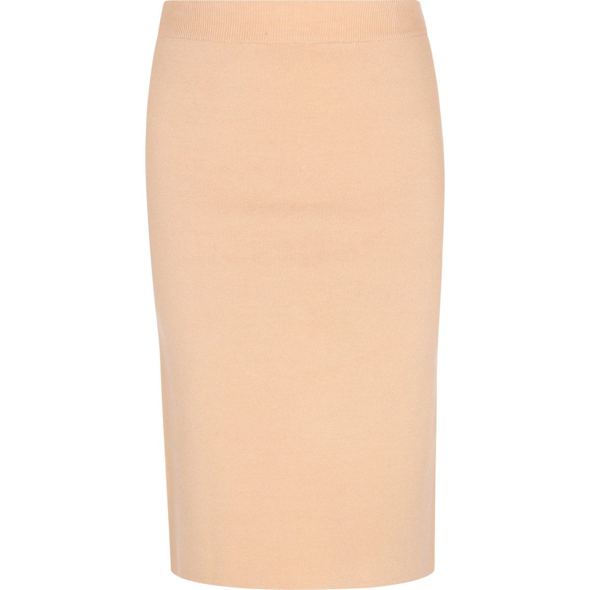 Eleganter Strick-Midirock mit hoher Taille