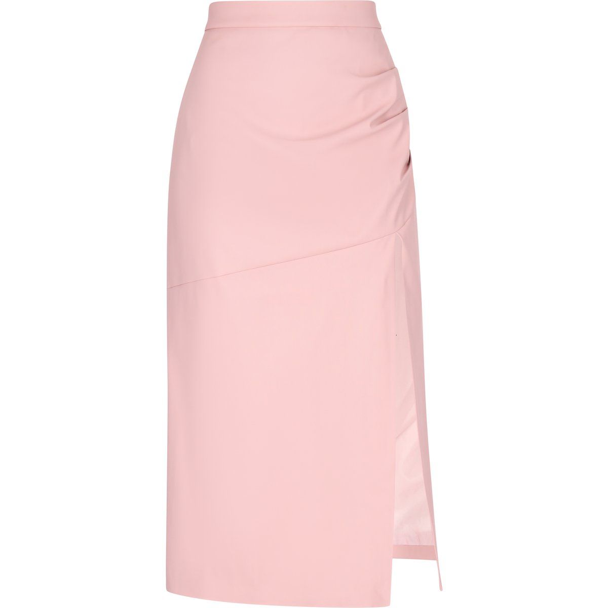 Eleganter Midi-Rock mit Raffung