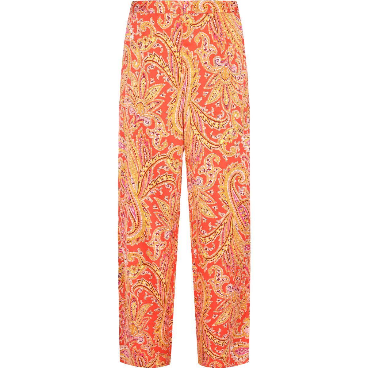 Entspannte Weite Hose mit Paisleymuster