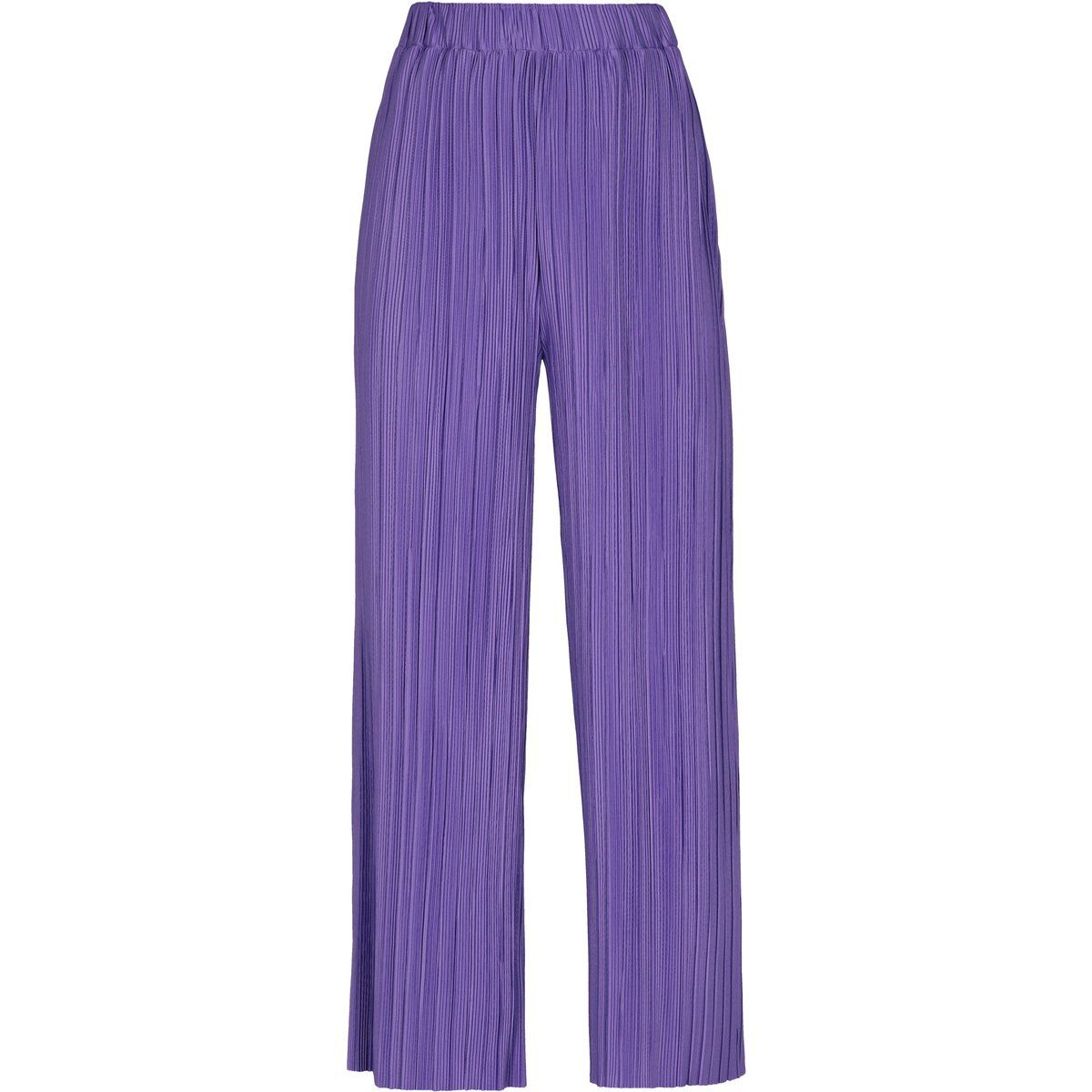 Elegante Plissee-Hose mit weitem Bein