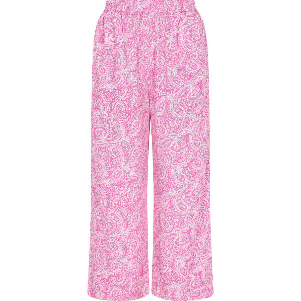 Weit geschnittene Hose mit Paisleymuster