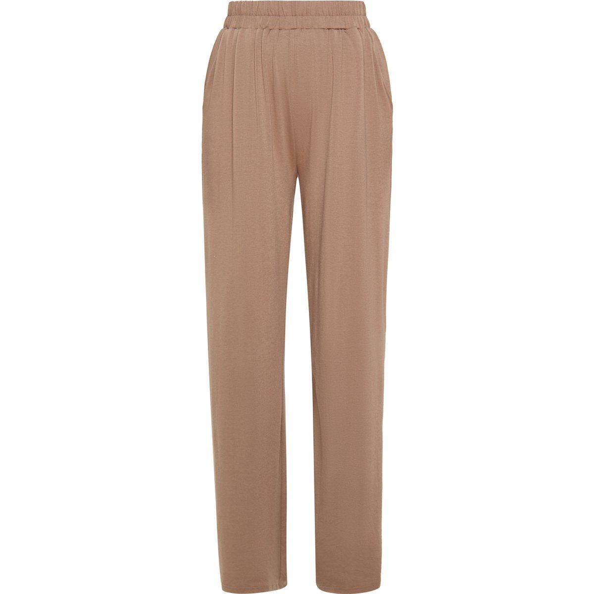Entspannte Jerseyhose mit hohem Bund