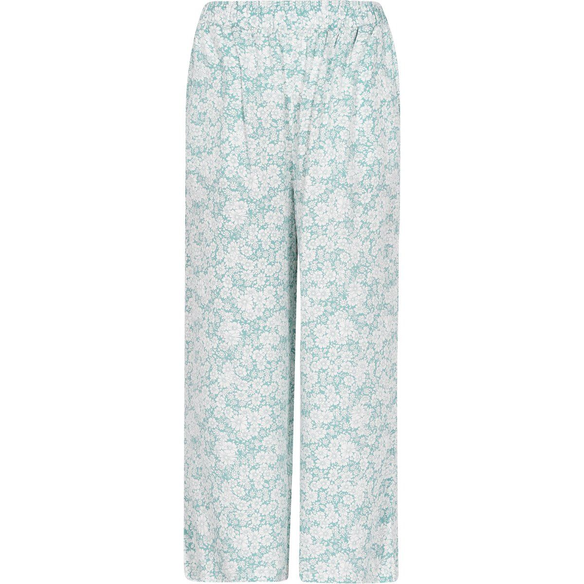 Weite Hose mit Blumenmuster