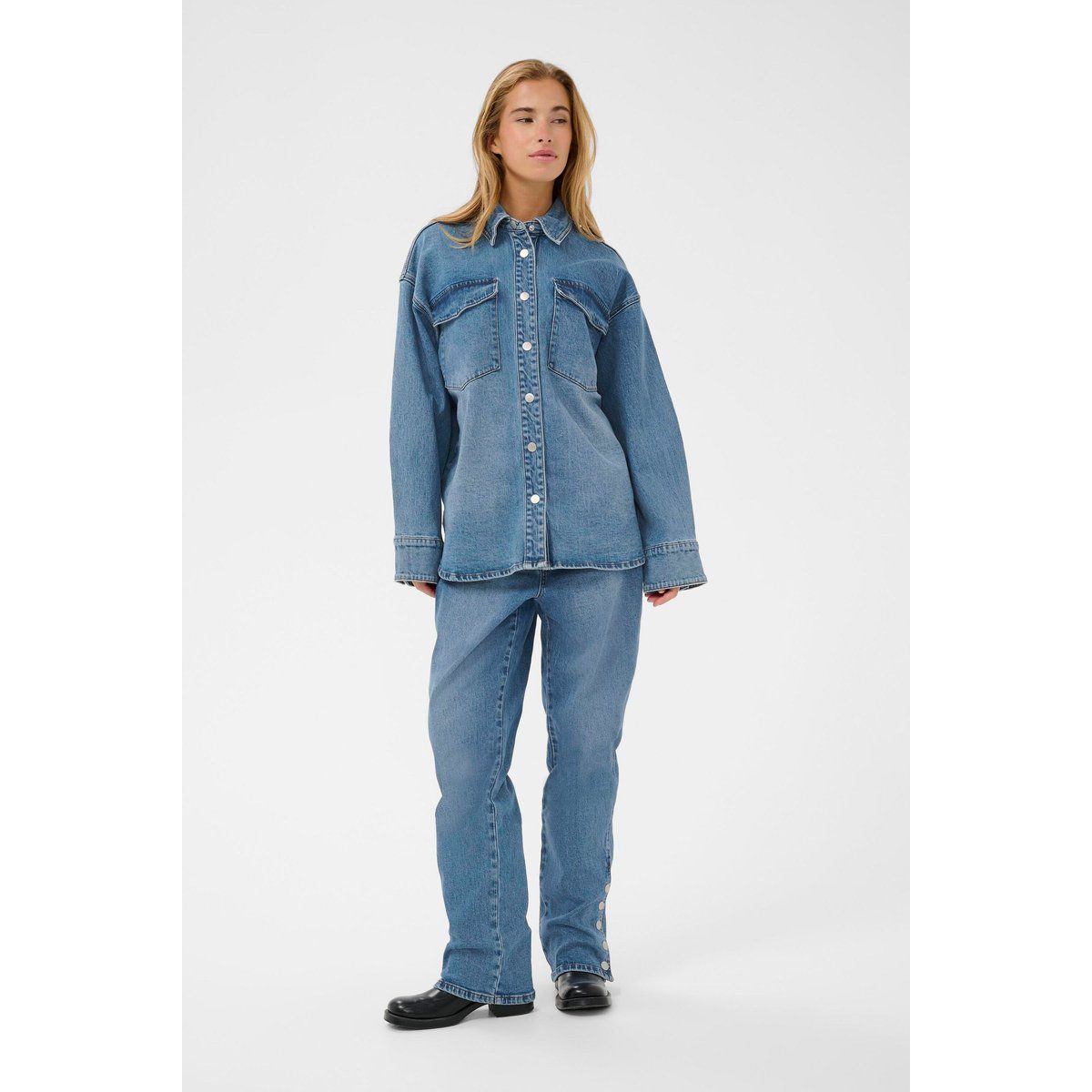 Jeanshemd im Loose Fit