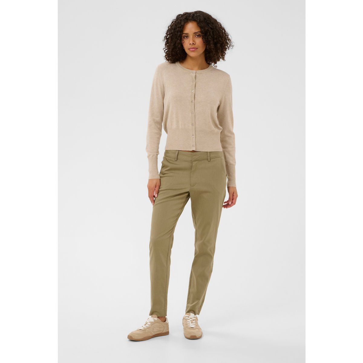 Klassische Chino-Hose mit geradem Bein