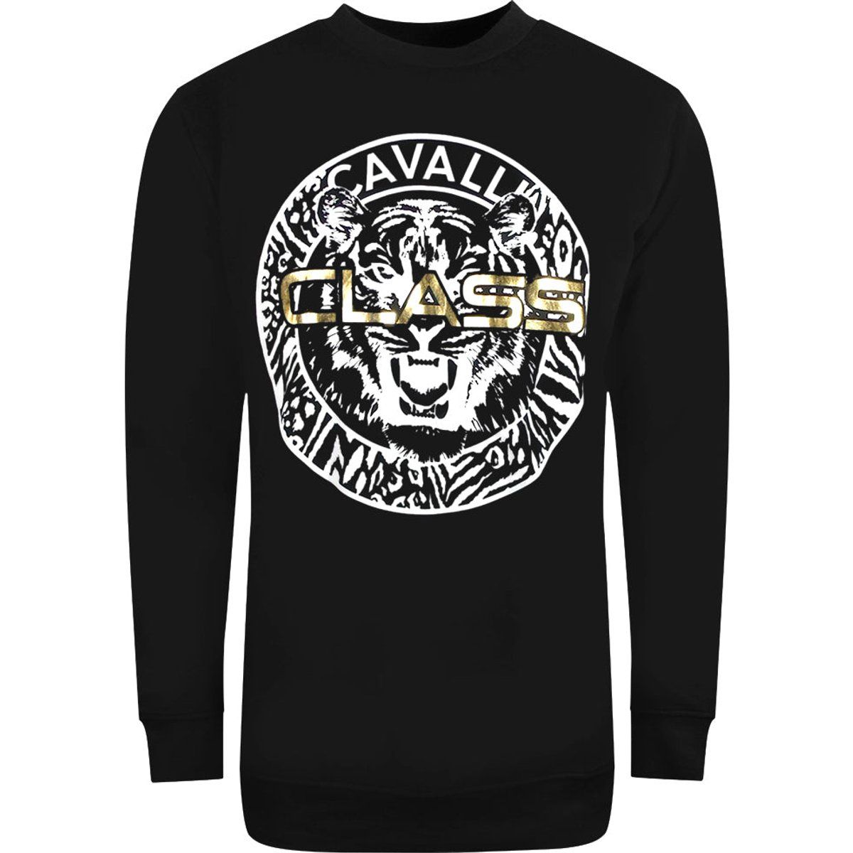 Pullover mit Tiger-Emblem-Grafik