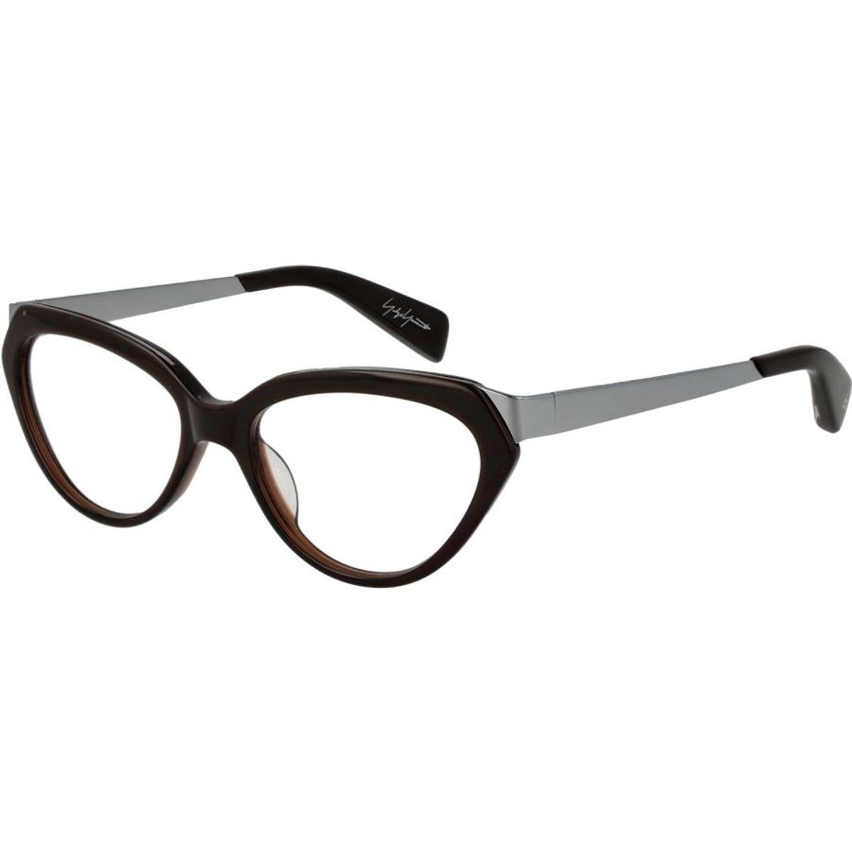 Moderne skulpturale Cateye-Brillenfassung