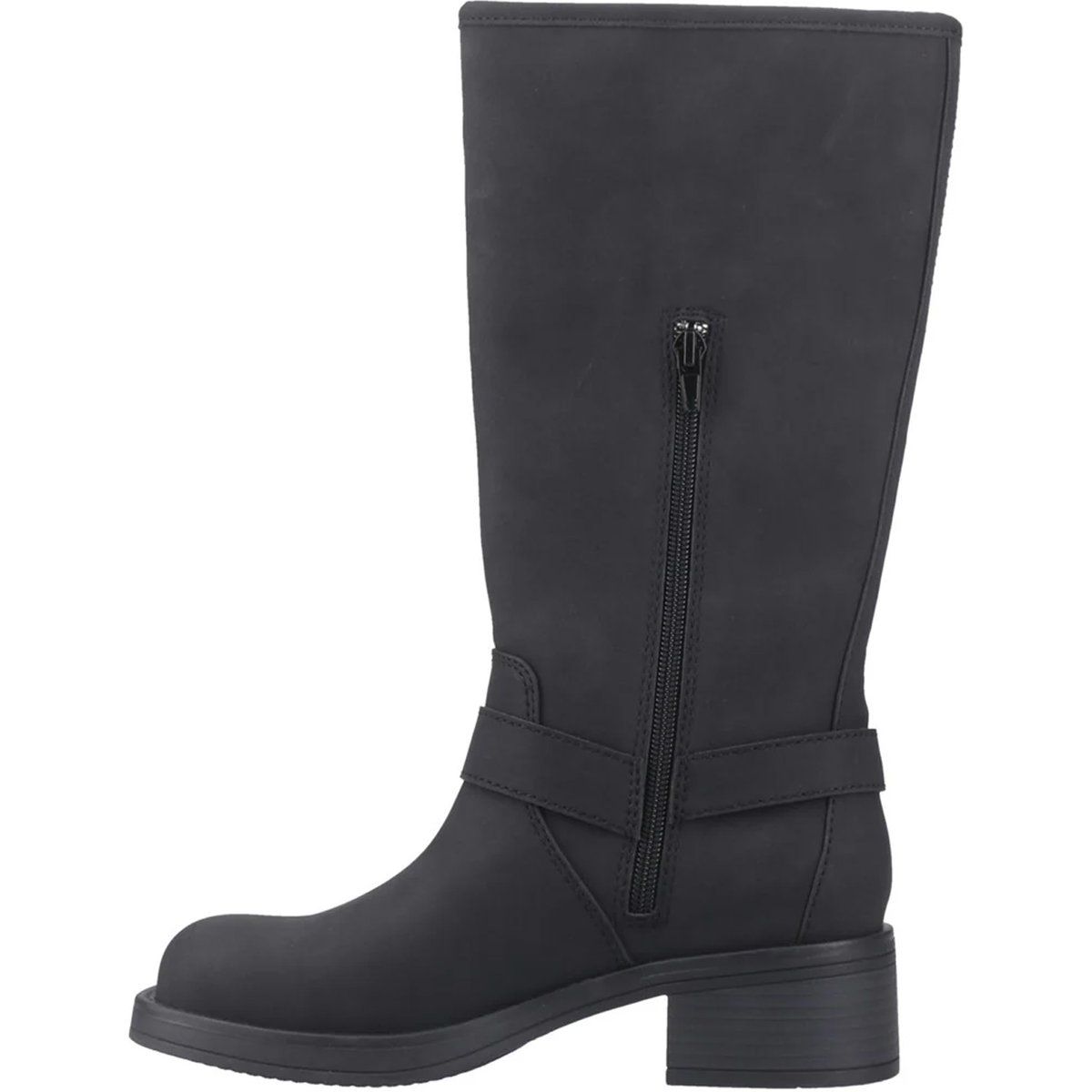 Biker-Stiefel mit Schnallen-Details