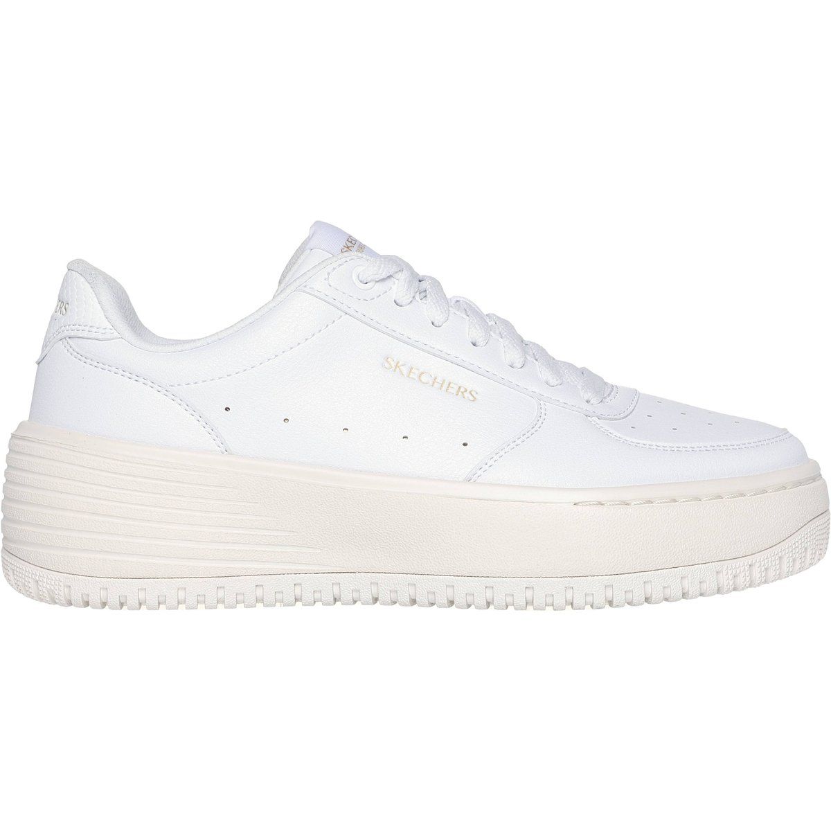 Plateau Low-Top Leder-Sneaker