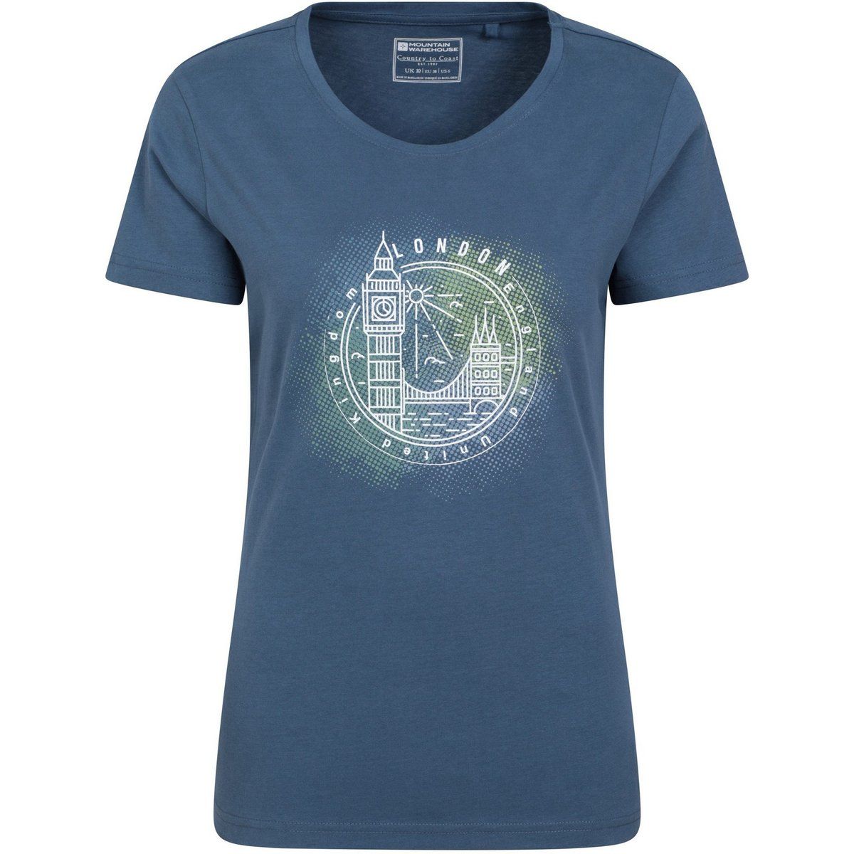 T-Shirt mit London-Grafikprint