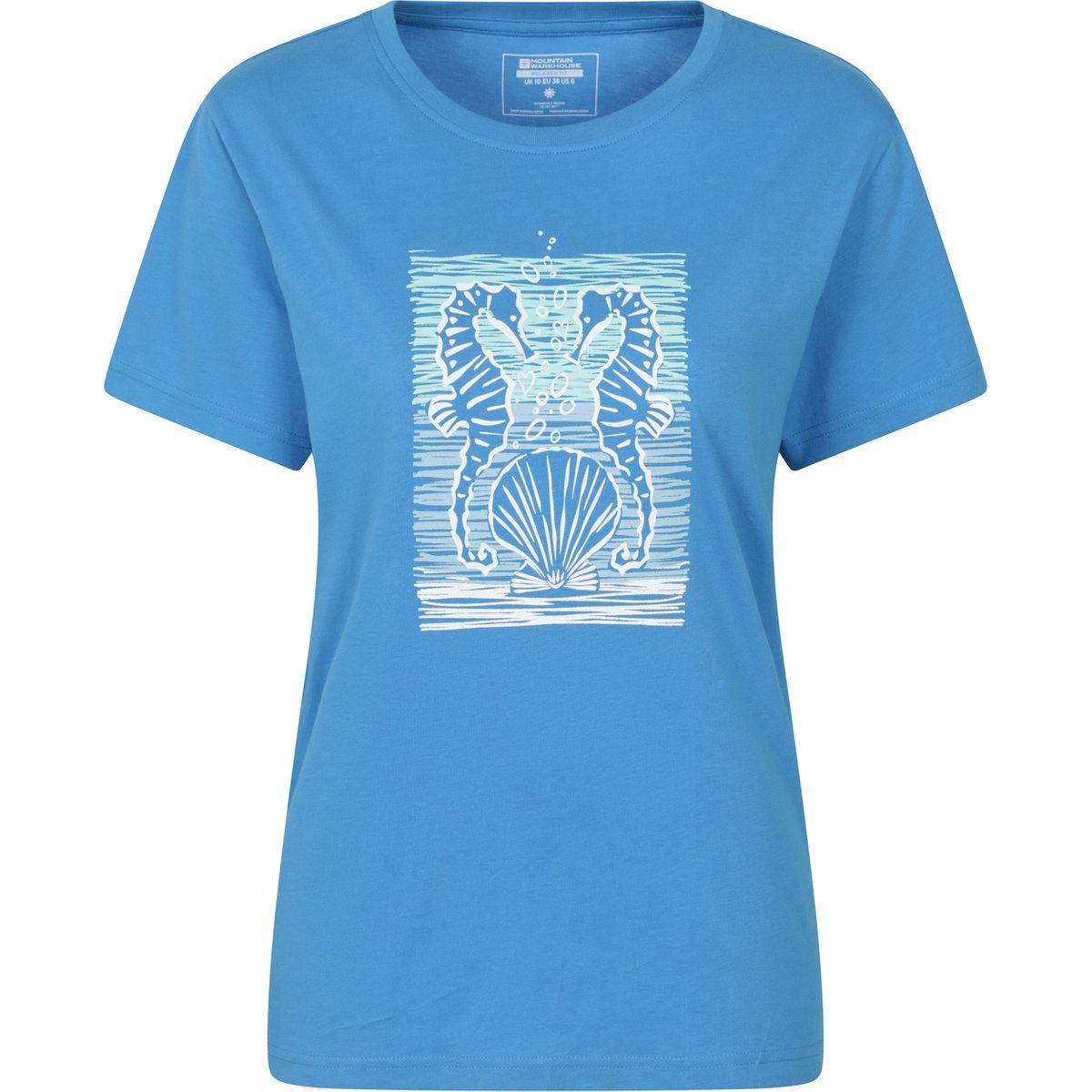 T-Shirt mit Seepferdchen-Grafik