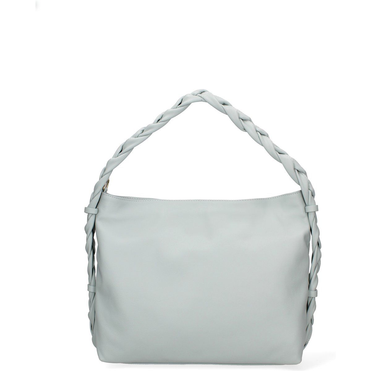 Weiche Ledertasche mit geflochtenem Riemen