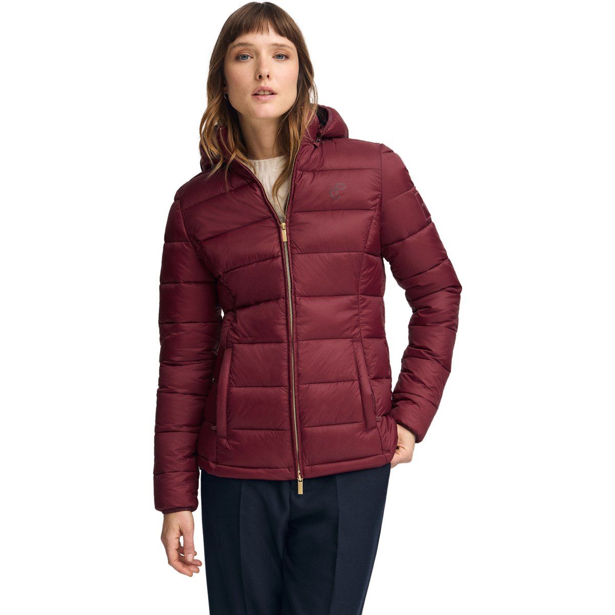 Ultraleichte Steppjacke mit Kapuze