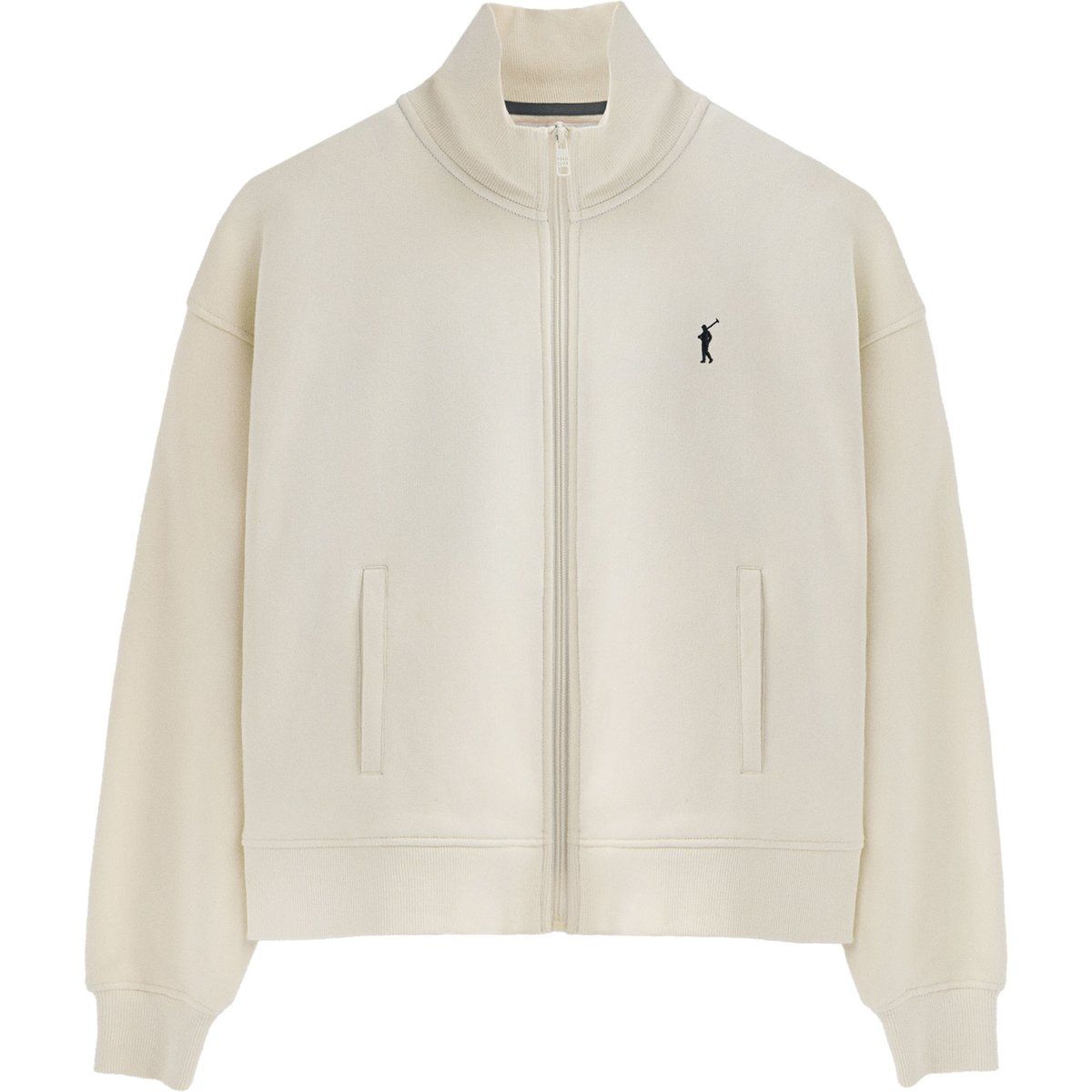 Relaxed Sweatshirt mit Stehkragen