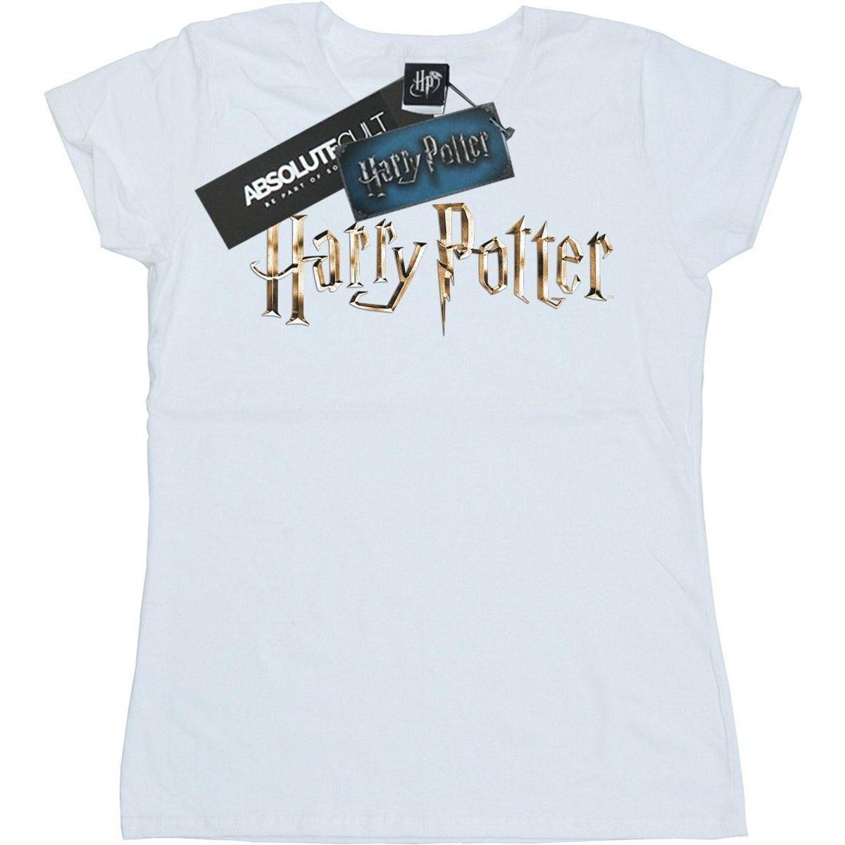 Grafik-T-Shirt mit Metallic-Logo