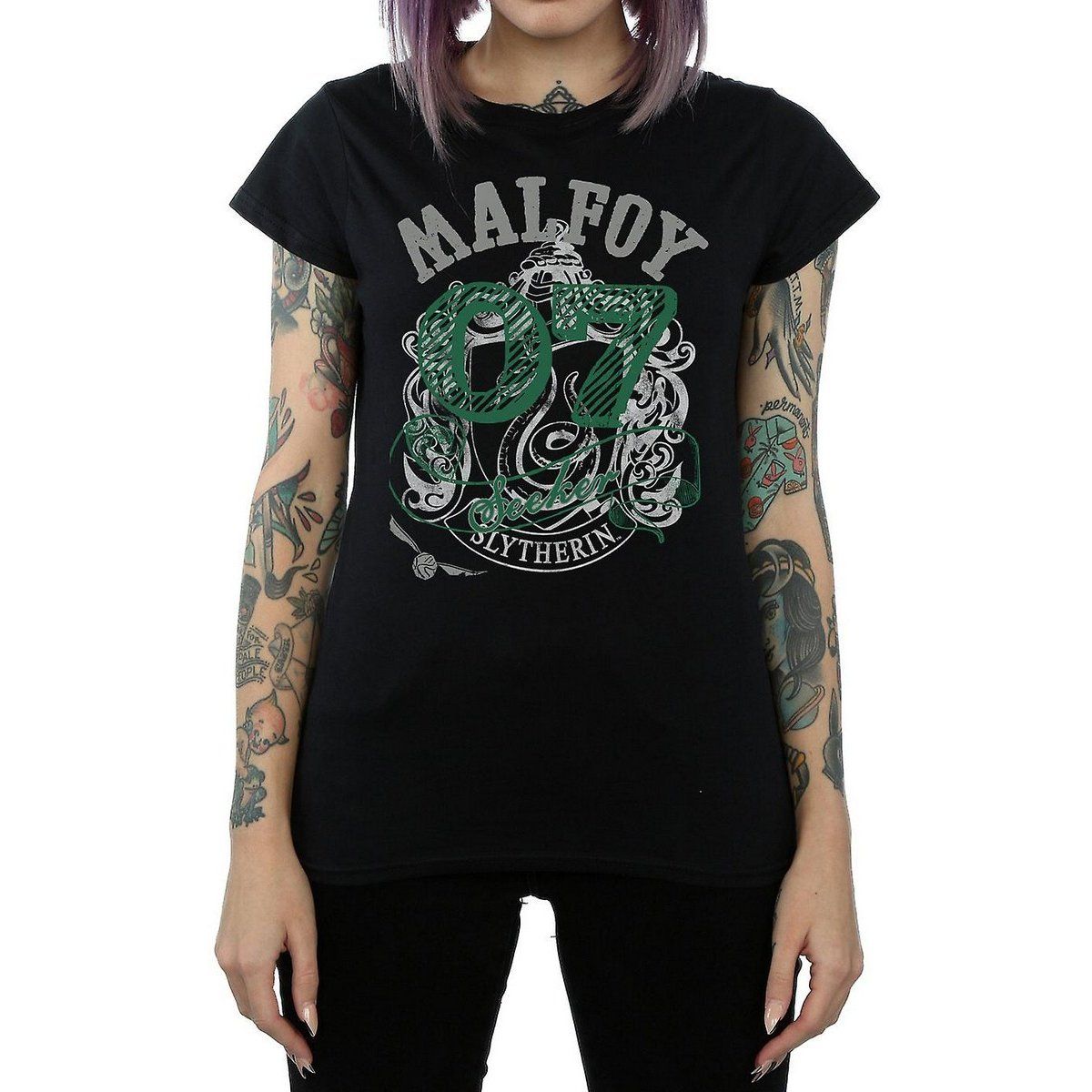 Malfoy Seeker Grafik-Baumwollshirt
