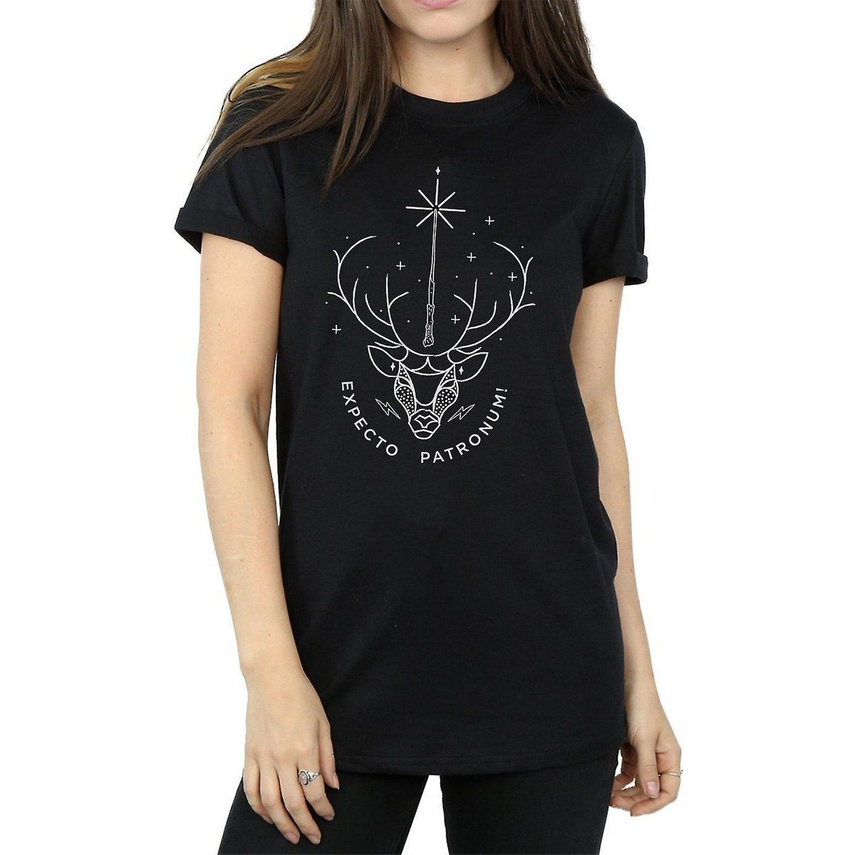 Grafik-T-Shirt mit Expecto Patronum