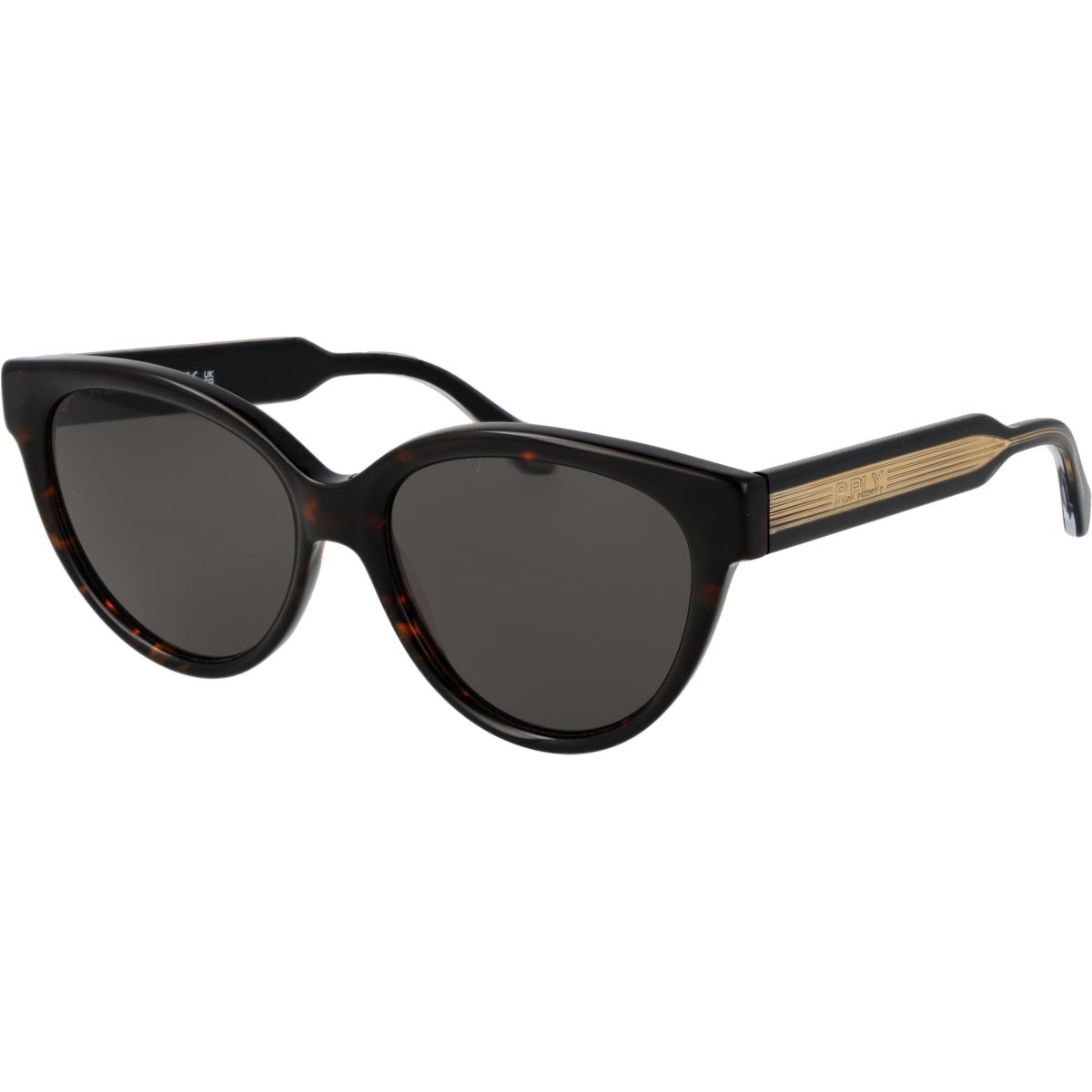 Elegante Cat-Eye-Sonnenbrille mit Schildpatt-Muster
