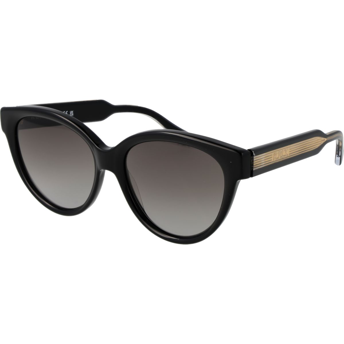 Übergroße Cat-Eye-Sonnenbrille mit Farbverlauf