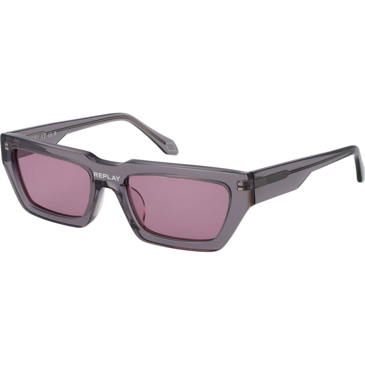 Rechteckige Sonnenbrille mit getönten Gläsern