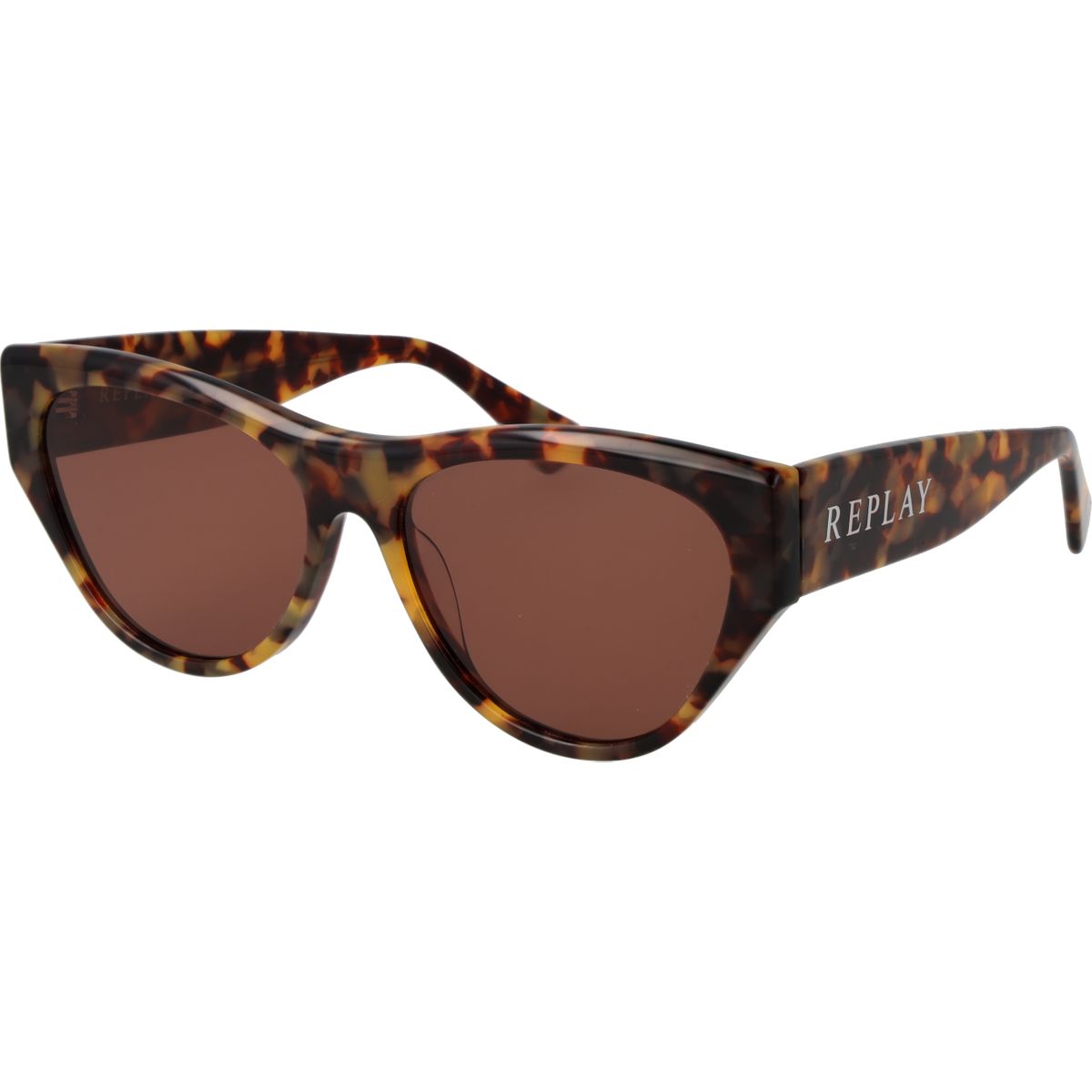 Markante Cateye-Sonnenbrille in Schildpatt-Optik