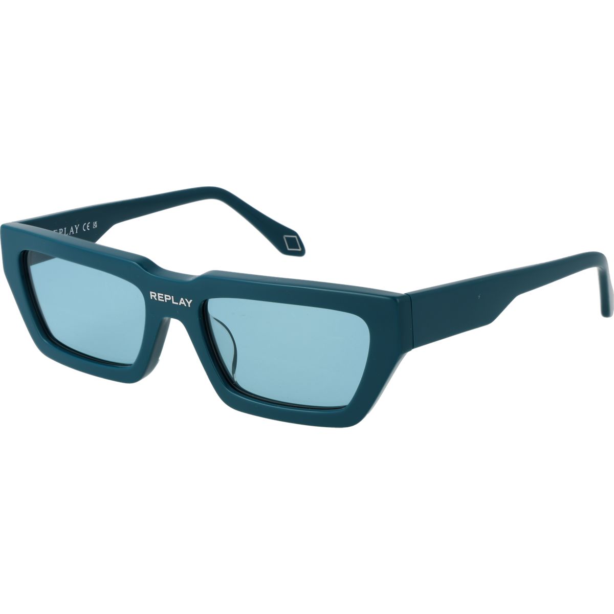 Markante rechteckige Sonnenbrille mit Tönung