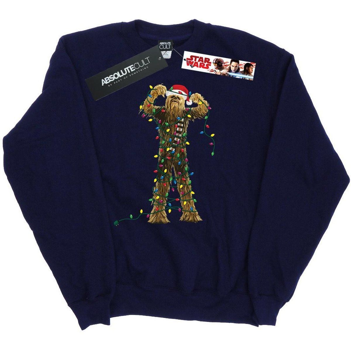Chewbacca Weihnachts-Sweatshirt mit Lichterkette