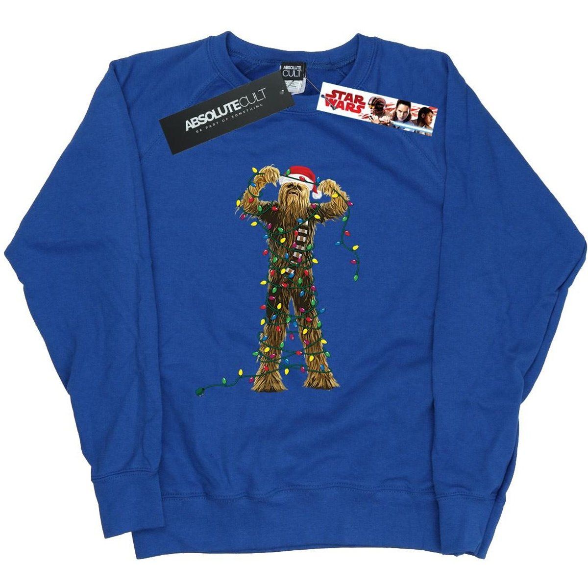 Chewbacca Weihnachtslicht-Grafik Sweatshirt