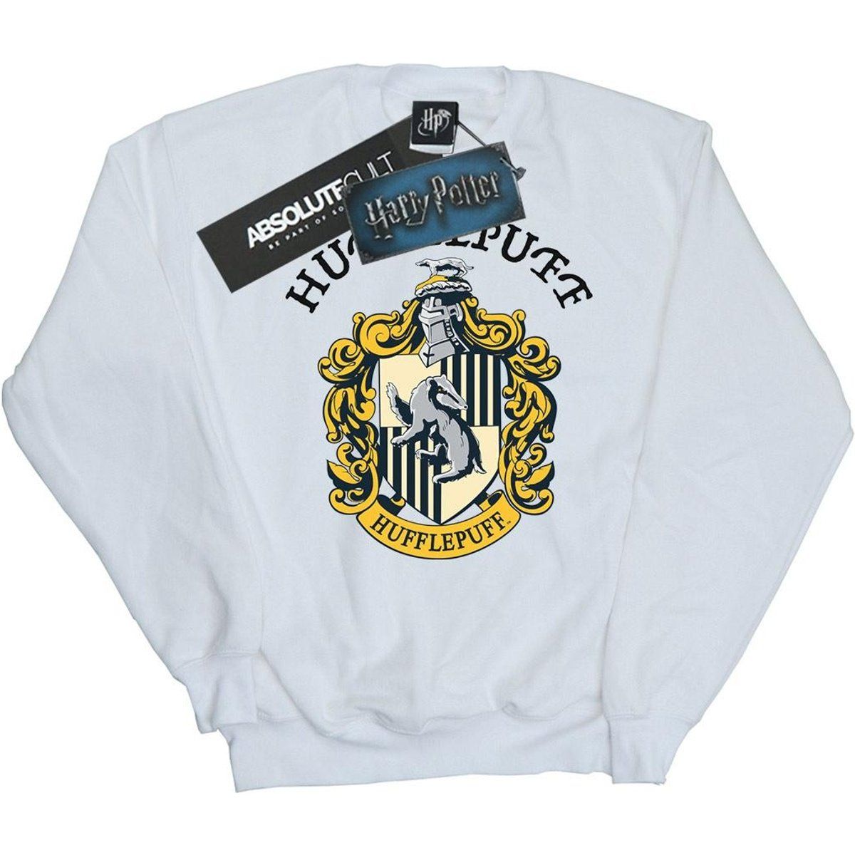 Sweatshirt mit Hufflepuff-Wappen