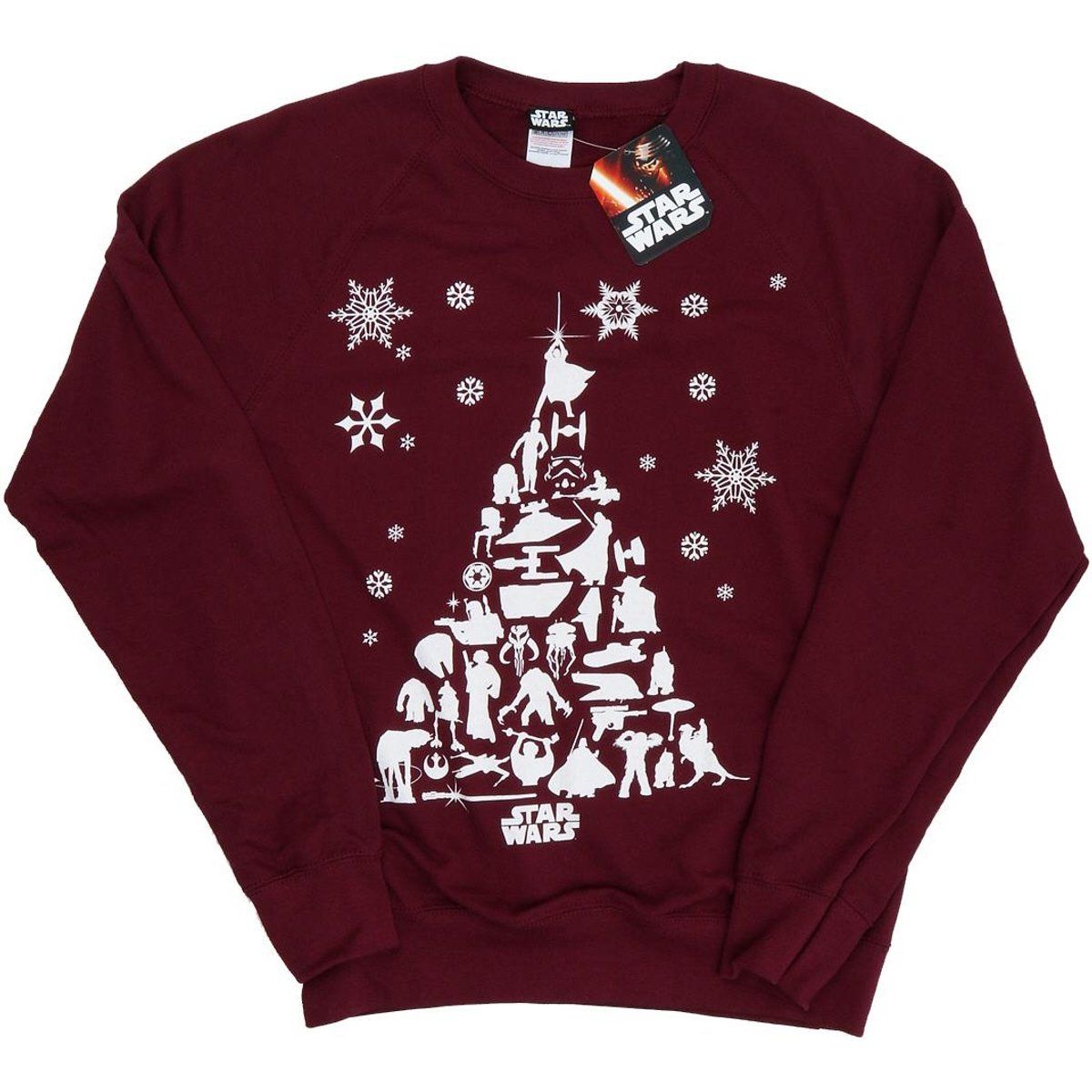 Ikonisches Silhouetten-Weihnachtsbaum Sweatshirt