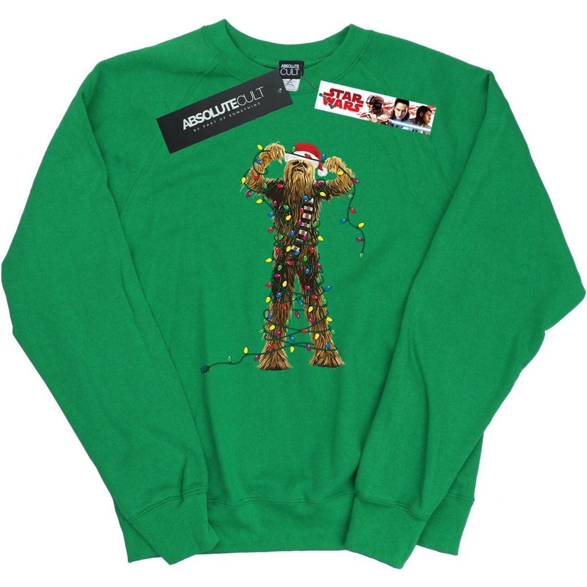 Chewbacca Weihnachtslicht-Grafik Sweatshirt