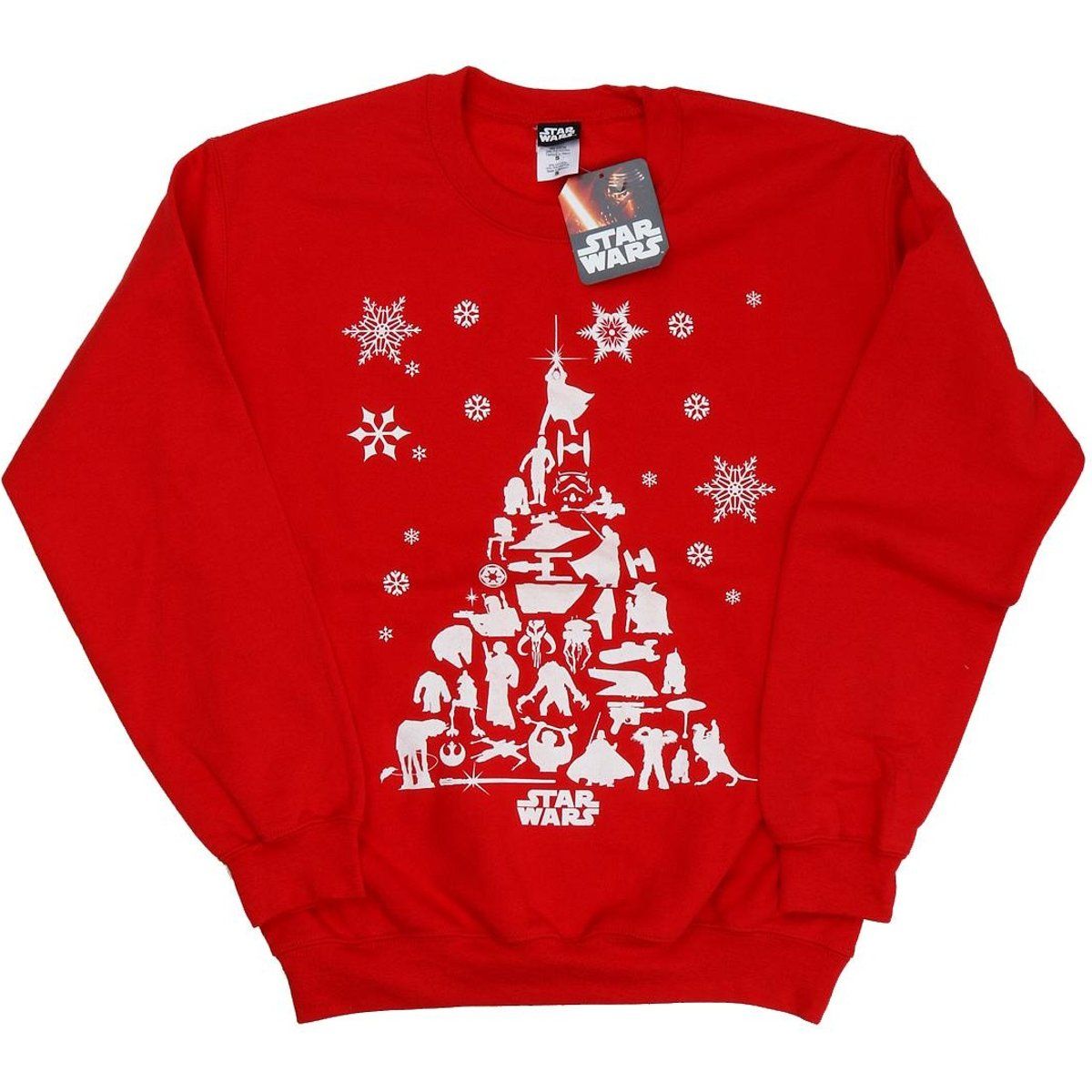 Star Wars Silhouette Weihnachtsbaum Sweatshirt
