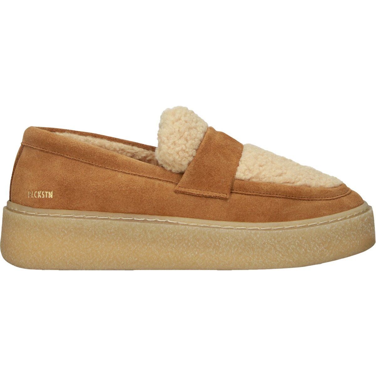 Gemütliche Plateau-Loafer aus Wolle