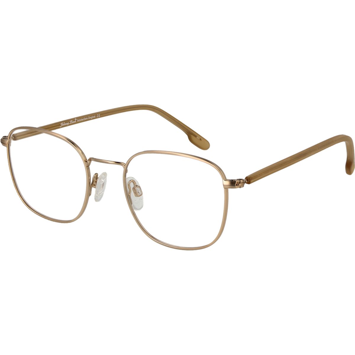 Klassische quadratische Metallbrille