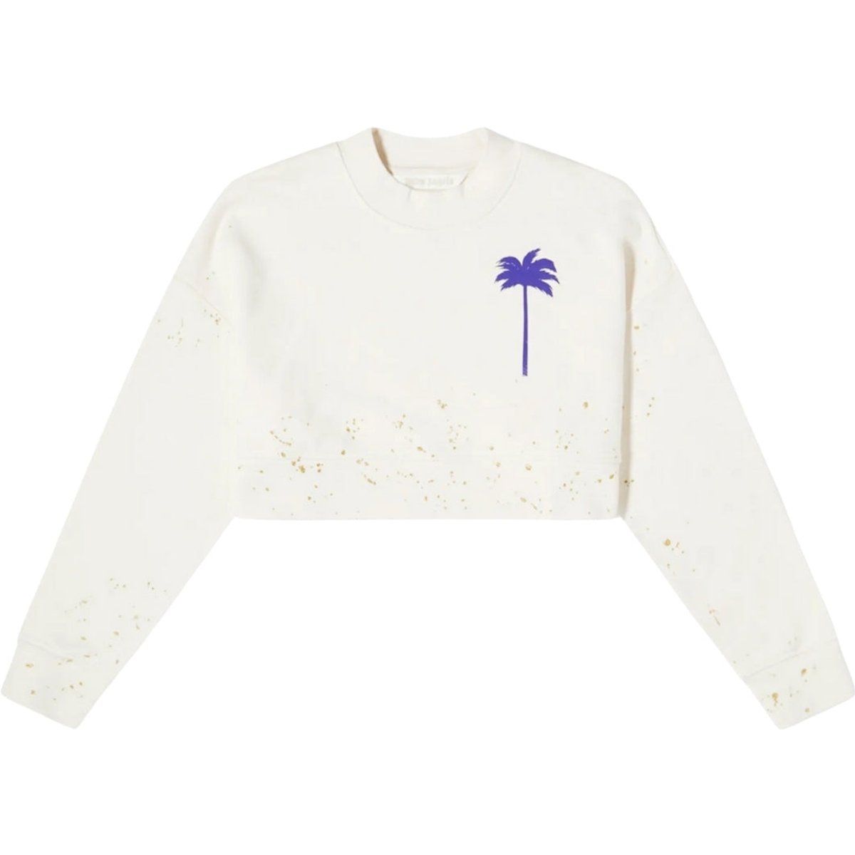 Bemaltes kurzes Crewneck-Sweatshirt