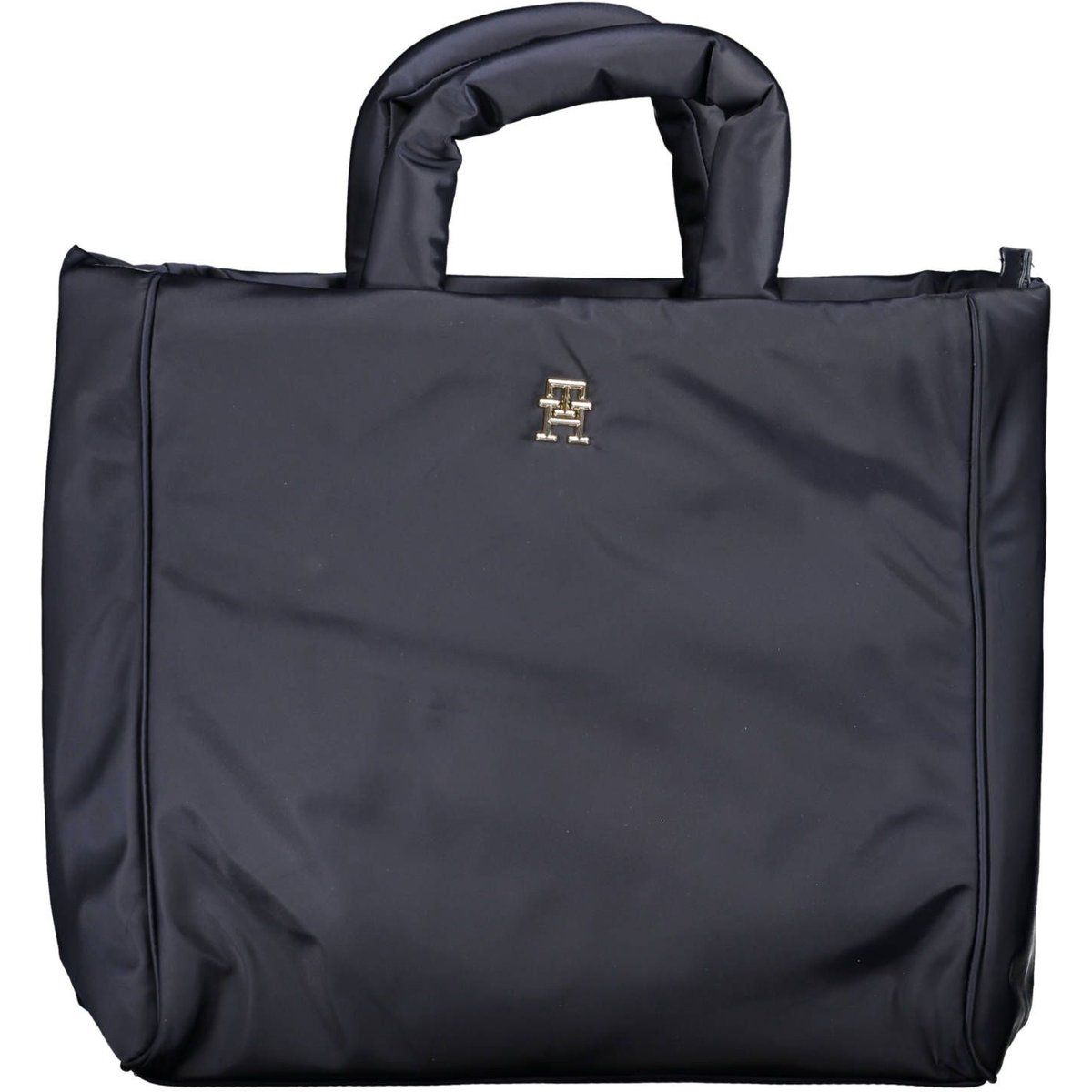 Gepolsterte Nylon-Tote mit Logo
