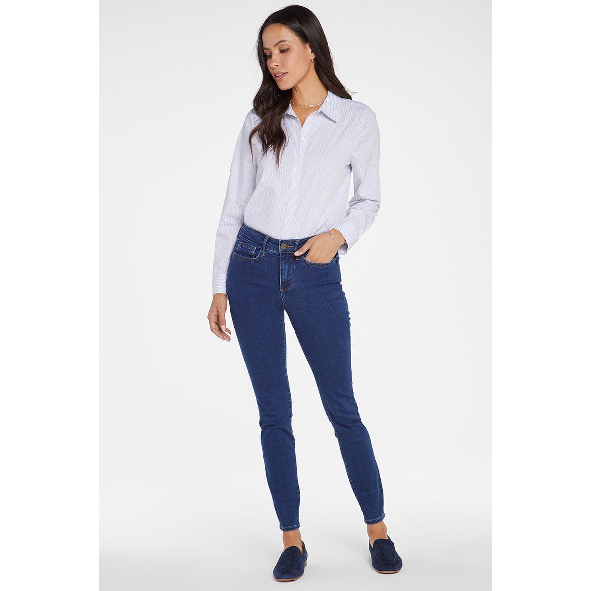 Ami Skinny-Jeans mit hoher Taille