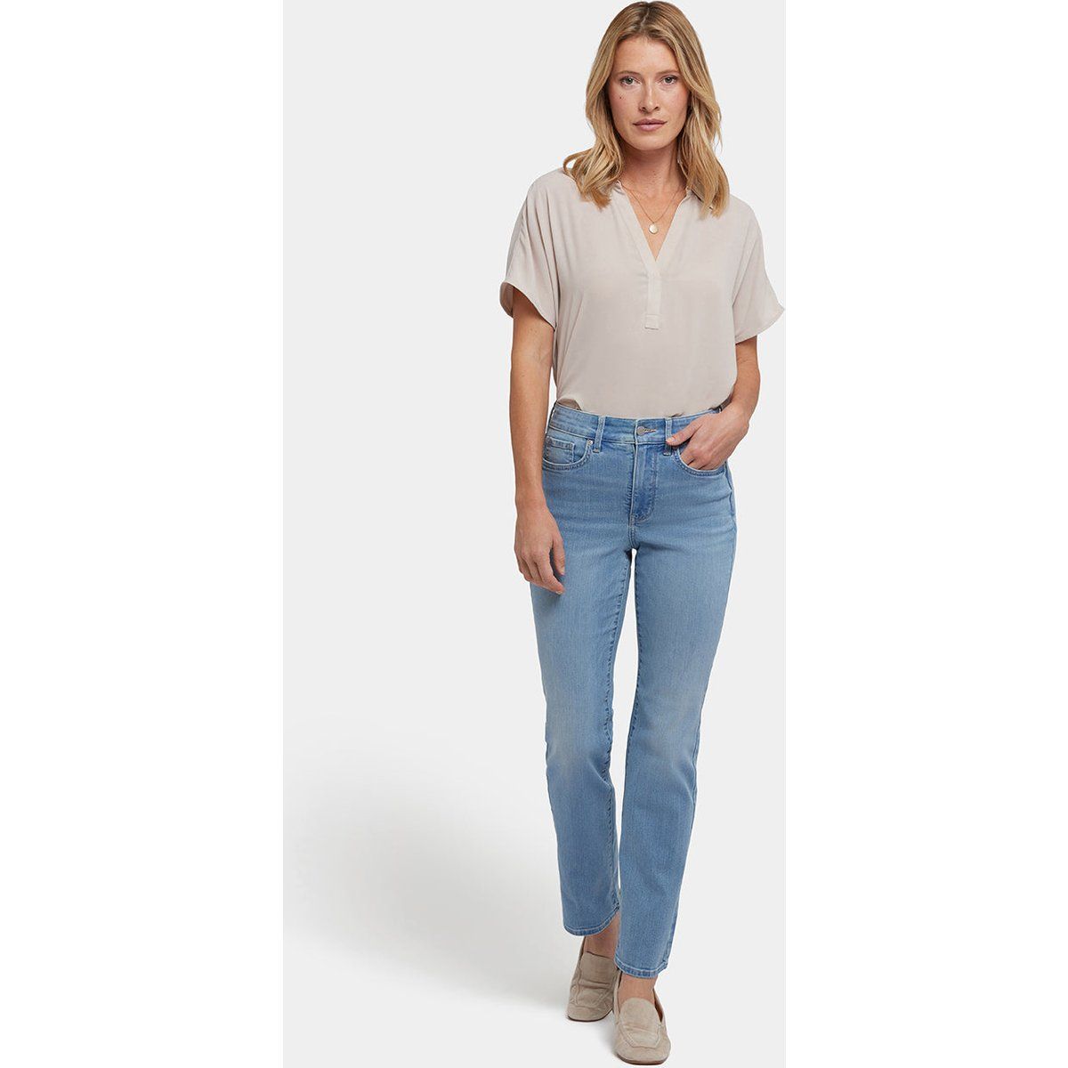 Marilyn Straight Leg Jeans mit hoher Taille