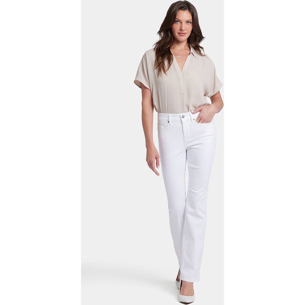 Formende High-Waist Bootcut-Jeans