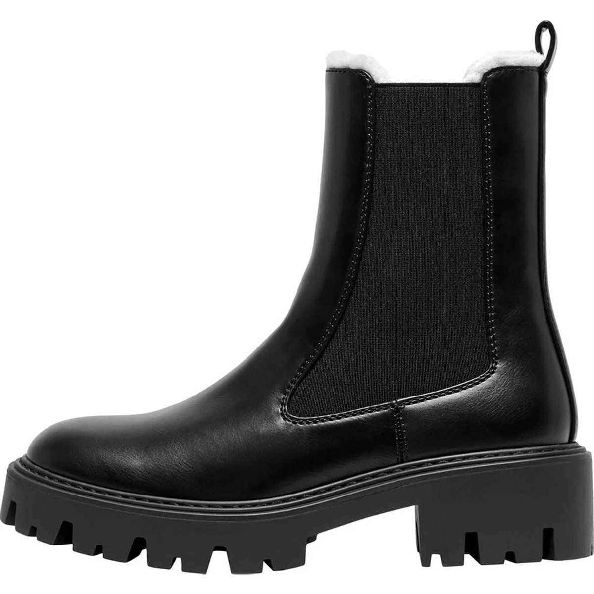 Chunky Chelsea-Boots mit Profilsohle