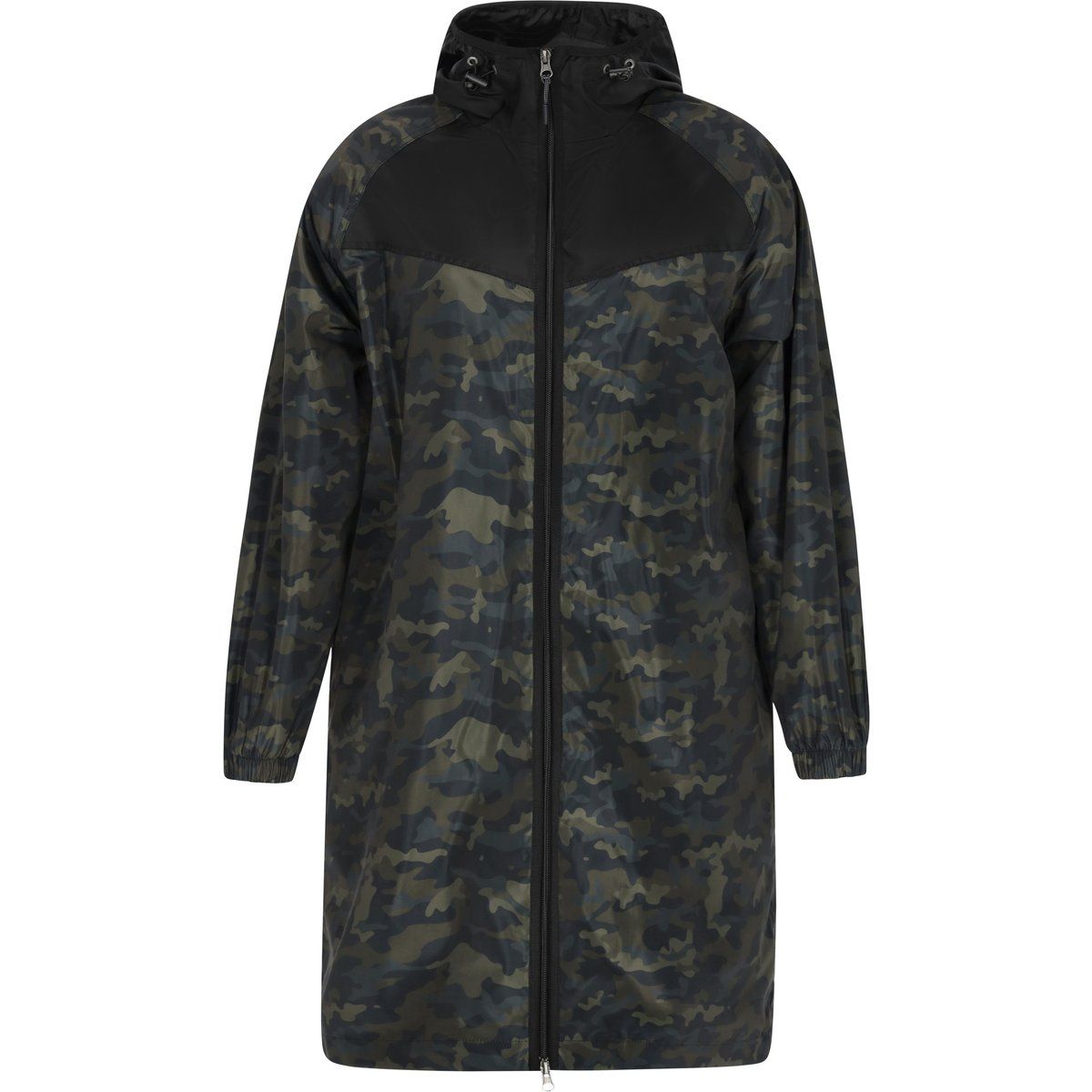 Kapuzenparka mit Tarnmuster