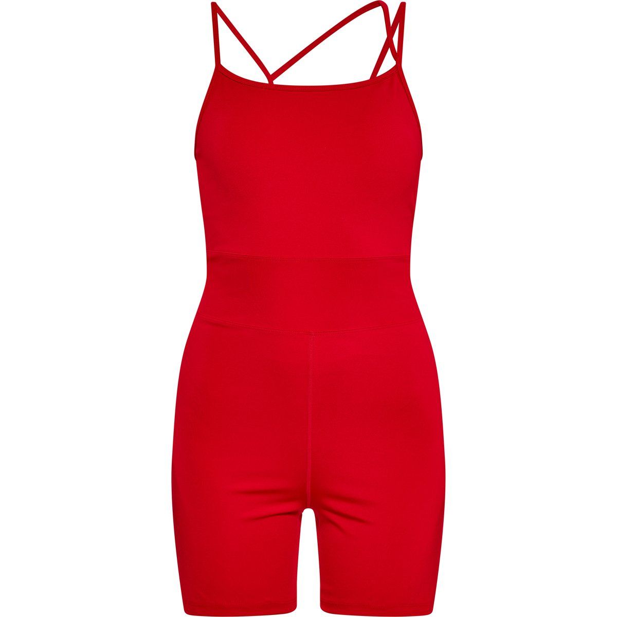 Figurbetonter Sport-Unitard mit Trägern