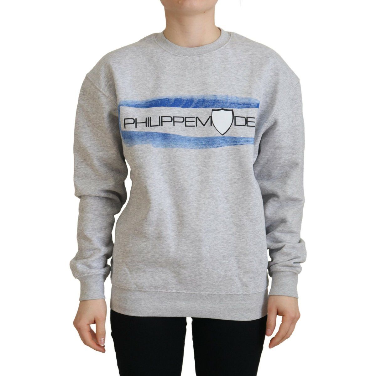 Lockerer Sweatshirt mit Grafik-Print